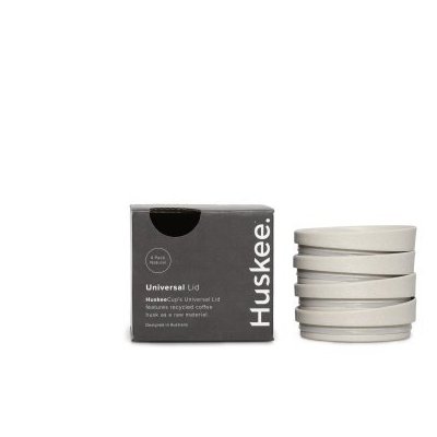HUSKEE CUP NATURAL UNIVERSEAL LID (4 Pieces)