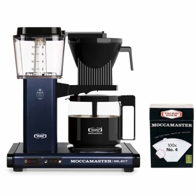 MOCCAMASTER SELECT FİLTRE KAHVE MAKİNESİ GECE MAVİSİ 1.25 LT CAM 